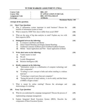 IGNOU BRL-015 Solved Assignment 2024-25 English Medium