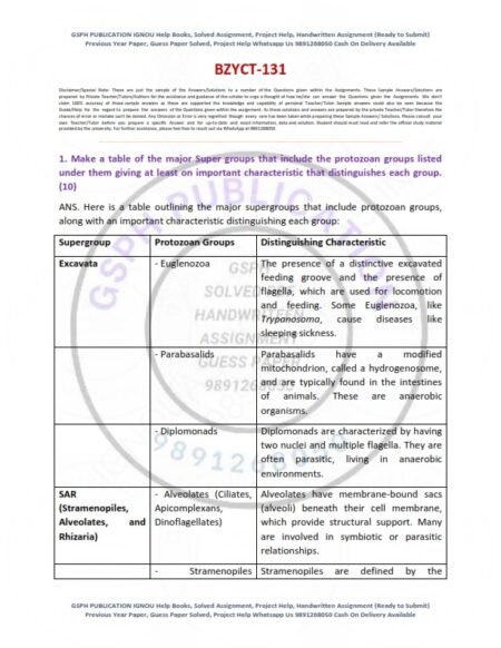 IGNOU BZGYCT-131 Solved Assignment 2025 English Medium