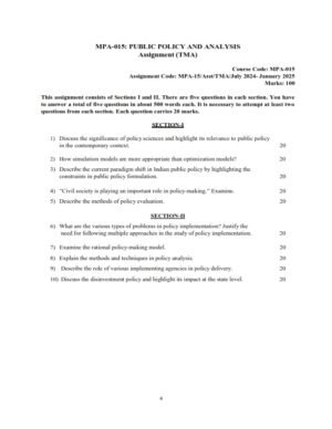 IGNOU MPA-015 Solved Assignment 2024-25 English Medium