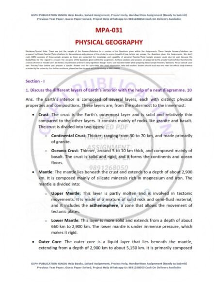 IGNOU MPA-31 Solved Assignment 2024-25 English Medium