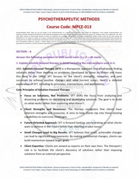 IGNOU MAPC Second Year Group A Solved Assignment 2024-25 English Medium(MPCE-11,12,13) - Image 6