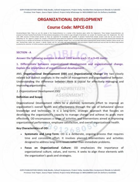 IGNOU MAPC Second Year Group C Solved Assignment 2024-25 English Medium(MPCE-31,32,33) - Image 6