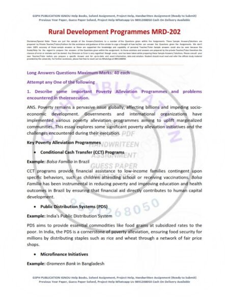 IGNOU MRD-202 Solved Assignment 2024-25 English Medium