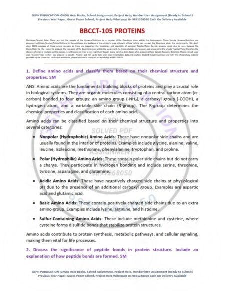 IGNOU BBCCT-105 Solved Assignment 2025 English Medium