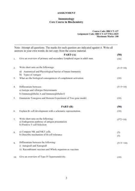 IGNOU BBCET-127 Solved Assignment 2025 English Medium