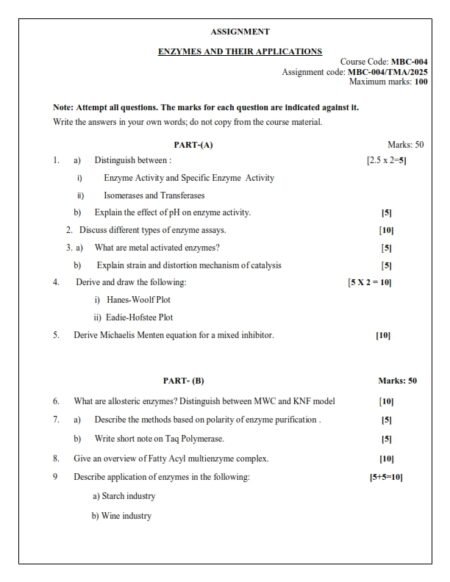 IGNOU MBC-04 Solved Assignment 2025 English Medium