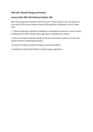 IGNOU MEV-25 Solved Assignment 2025 English Medium