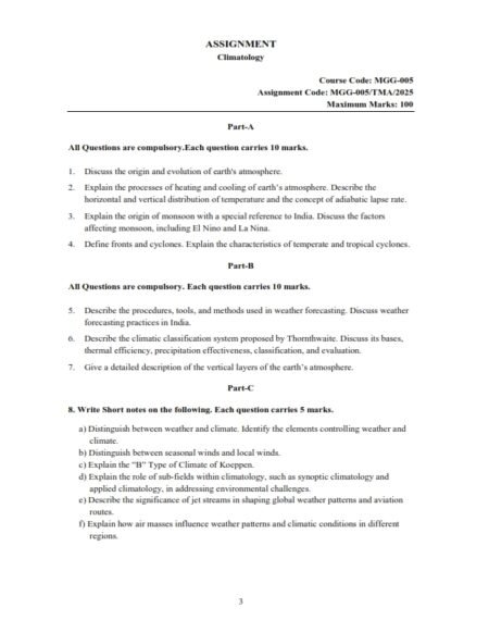 IGNOU MGG-05 Solved Assignment 2025 English Medium