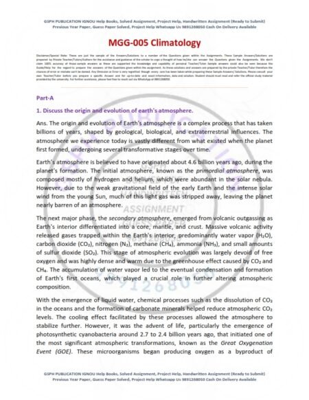 IGNOU MGG-05 Solved Assignment 2025 English Medium