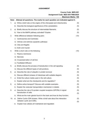 IGNOU MZO-001 Solved Assignment 2025 English Medium