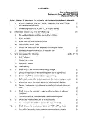 IGNOU MZO-003 Solved Assignment 2025 English Medium