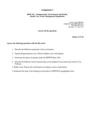 IGNOU BHM-101 Solved Assignment January 2025 English Medium