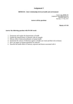 IGNOU BHME-101 Solved Assignment January 2025 English Medium