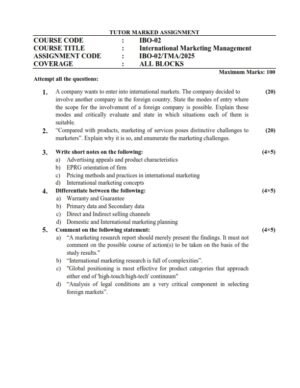 IGNOU IBO-02 Solved Assignment 2025 English Medium(PGDIBO)