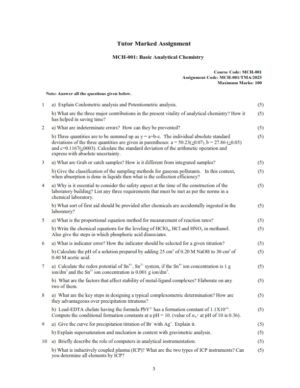 IGNOU MCH-001 Solved Assignment 2025 English Medium