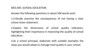 IGNOU MES-045 Solved Assignment 2025 English Medium