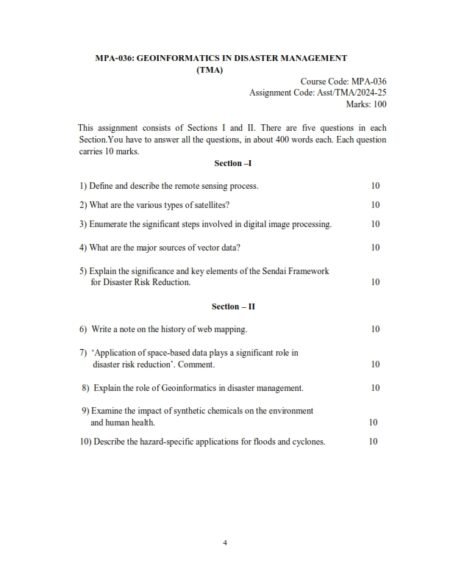 IGNOU MPA-36 Solved Assignment 2024-25 English Medium