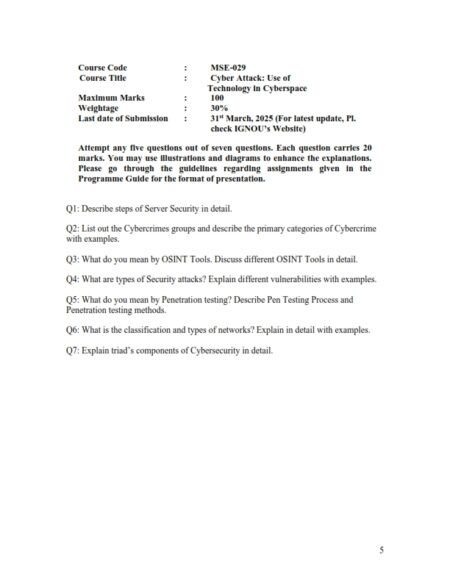 IGNOU MSE-029 Solved Assignment Jan 2025 English Medium