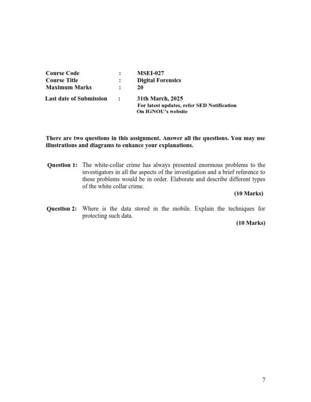 IGNOU MSEI-027 Solved Assignment Jan 2025 English Medium