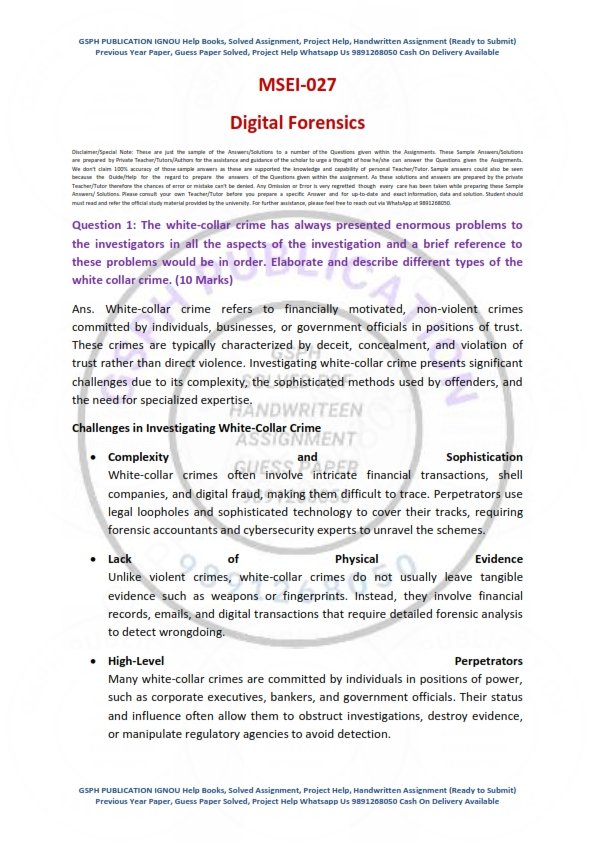 IGNOU MSEI-027 Solved Assignment Jan 2025 English Medium