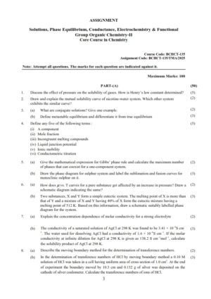 IGNOU BCHCT-135 Solved Assignment 2025 English Medium