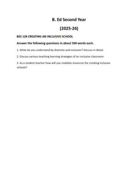 IGNOU BES-128 Solved Assignment 2025-26 English Medium