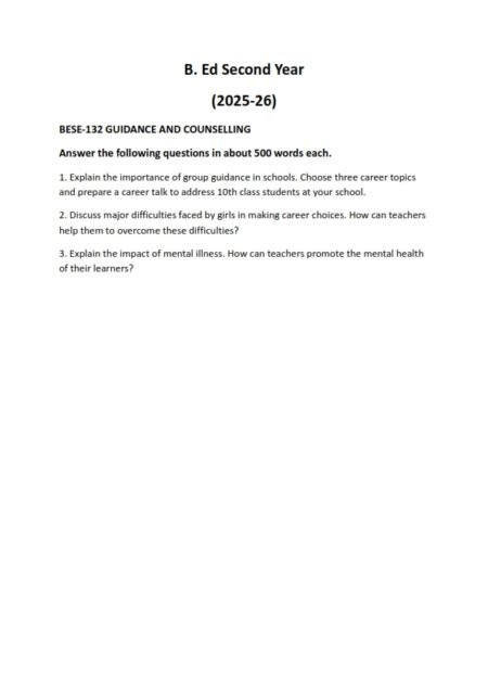 IGNOU BESE-132 Solved Assignment 2025-26 English Medium
