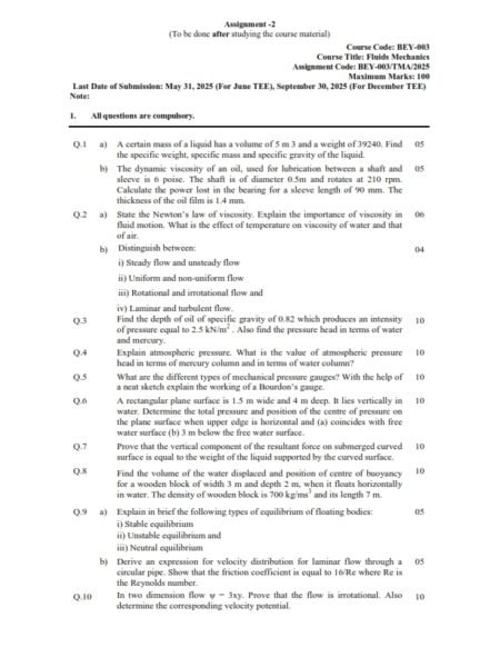 IGNOU BEY-03 Solved Assignment 2025 English Medium
