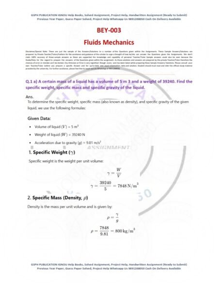 IGNOU BEY-03 Solved Assignment 2025 English Medium