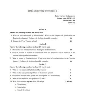 IGNOU BTMC-133 Solved Assignment 2025 English Medium