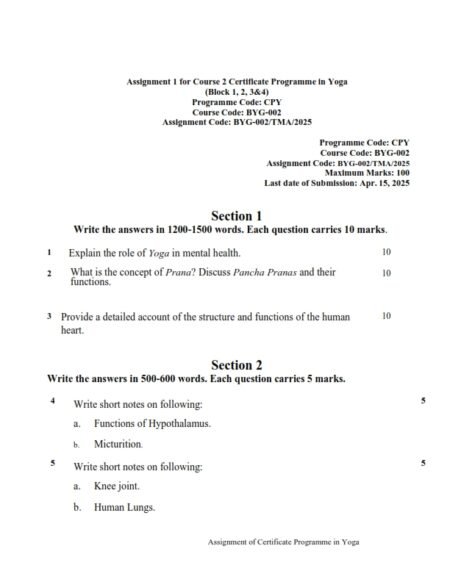IGNOU BYG-002 Solved Assignment january 2025 English Medium