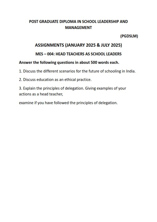 IGNOU MES-004 Solved Assignment 2025 English Medium