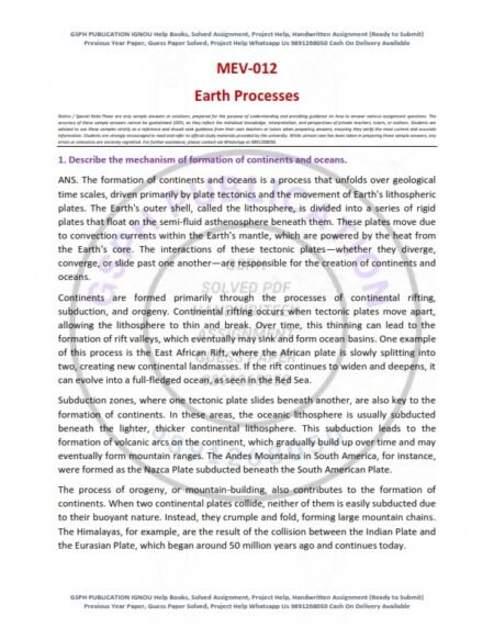 IGNOU MEV-012 Solved Assignment 2025-26 English Medium