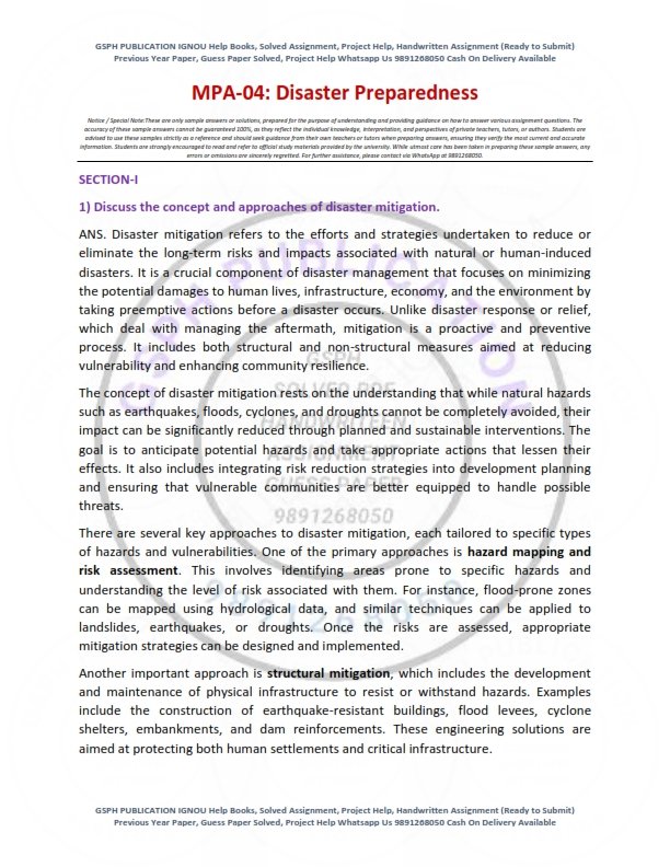 IGNOU MPA-004 Solved Assignment 2025