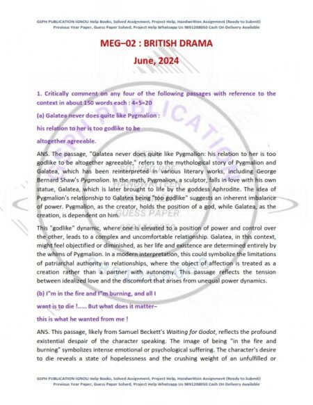 IGNOU MEG-02 Previous Year Solved Question Paper English Medium (JUNE 2024)