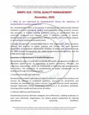 IGNOU MMPC-019 Previous Year Solved Question Paper English Medium (DEC-2023)