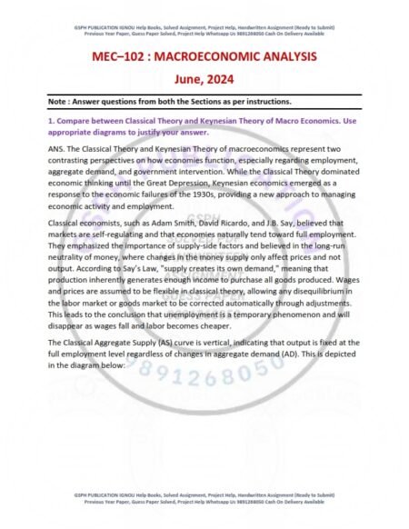 IGNOU MEC-102 Previous Year Solved Question Paper English Medium (JUNE 2024)