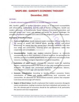 IGNOU MGPE-006 Previous Year Solved Question Paper English Medium (DEC 2021)