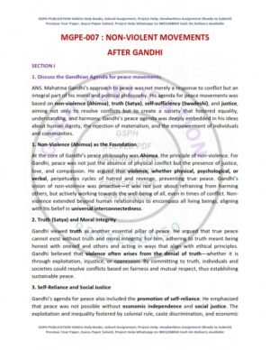 IGNOU MGPE-007 Previous Year Solved Question Paper English Medium (DEC 2020)