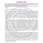 IGNOU MSO-004 Previous Year Solved Question Paper English Medium (DEC 2023)