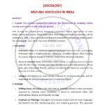 IGNOU MSO-004 Previous Year Solved Question Paper English Medium (JUNE 2020)