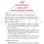 IGNOU MSOE-003 Previous Year Solved Question Paper English Medium (DEC 2023)