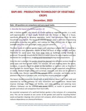 IGNOU BAPI-05 Previous Year Solved Question Paper English Medium (DEC 2023)
