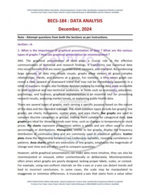 IGNOU BECS-184 Previous Year Solved Question Paper English Medium (DEC 2024)