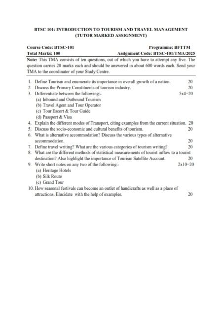 IGNOU BTSC-101 Solved Assignment 2025 English Medium