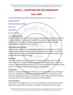 IGNOU DNHE-01 Previous Year Solved Question Paper English Medium (JUNE 2024)