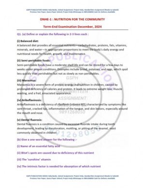 IGNOU DNHE-01 Previous Year Solved Question Paper English Medium (DEC 2024)