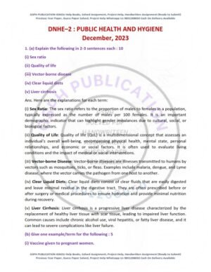 IGNOU DNHE-02 Previous Year Solved Question Paper English Medium (DEC 2023)