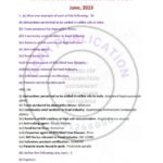 IGNOU MFN-03 Previous Year Solved Question Paper English Medium (JUNE 2023)