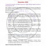 IGNOU MJM-027 Previous Year Solved Question Paper English Medium (DEC 2022)